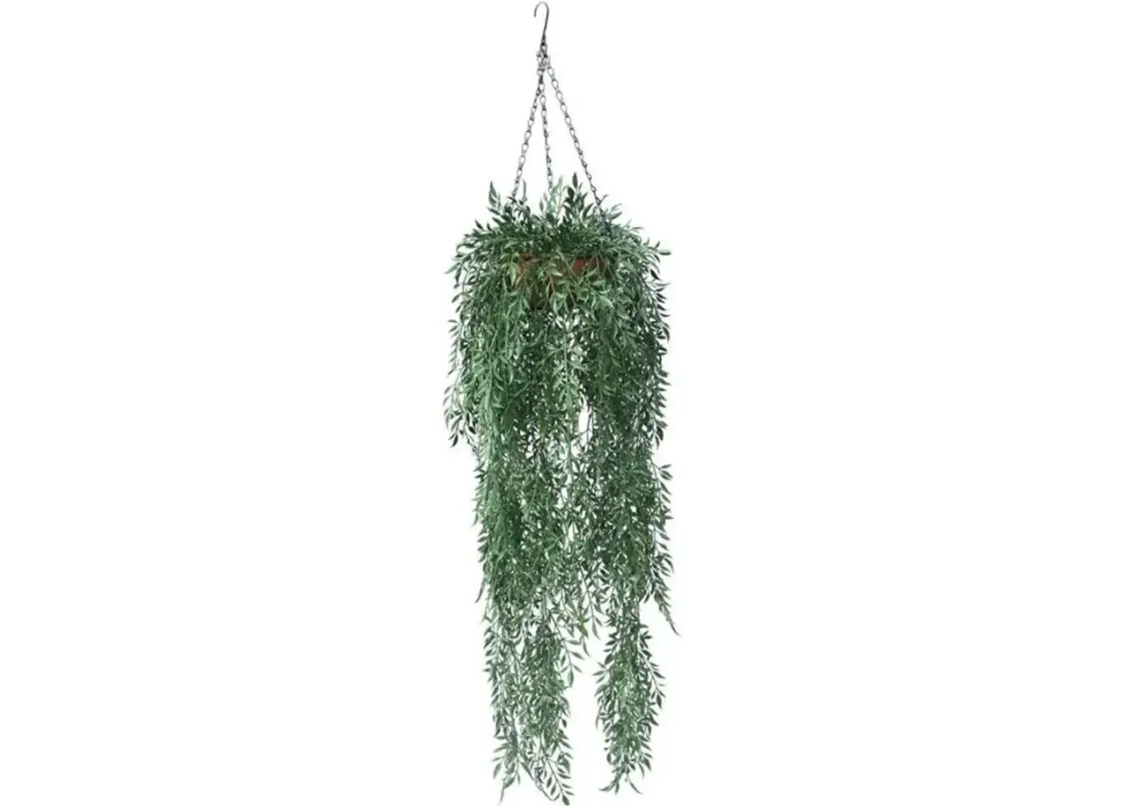 Artificial Fern Hanging Basket UV Resistant