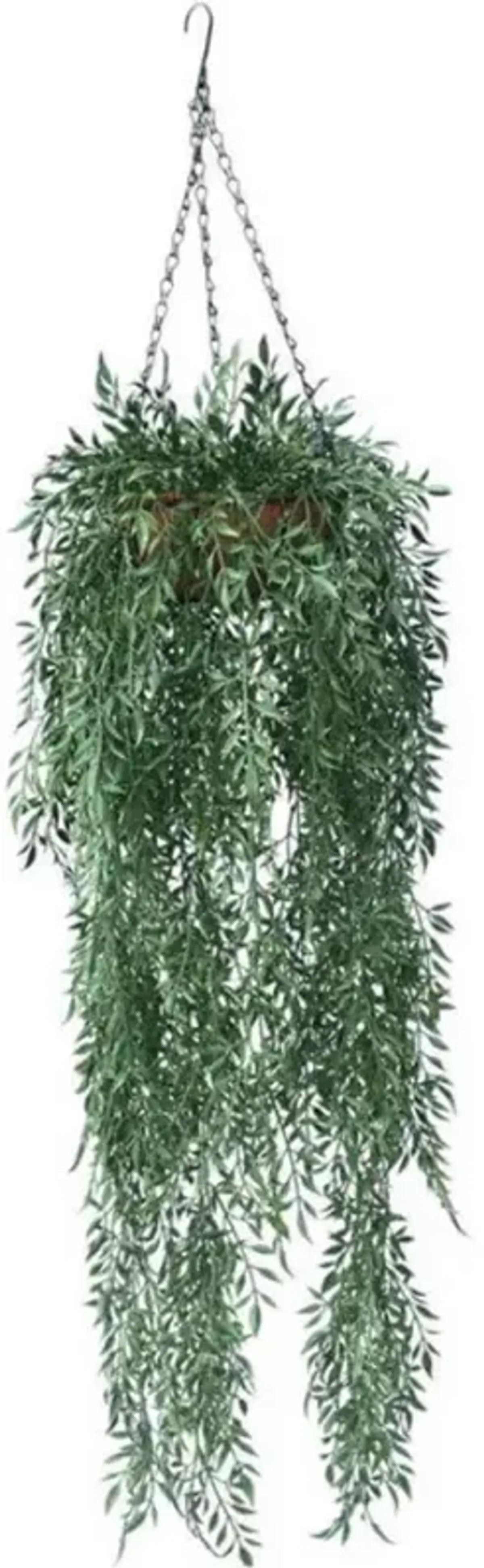 Artificial Fern Hanging Basket UV Resistant