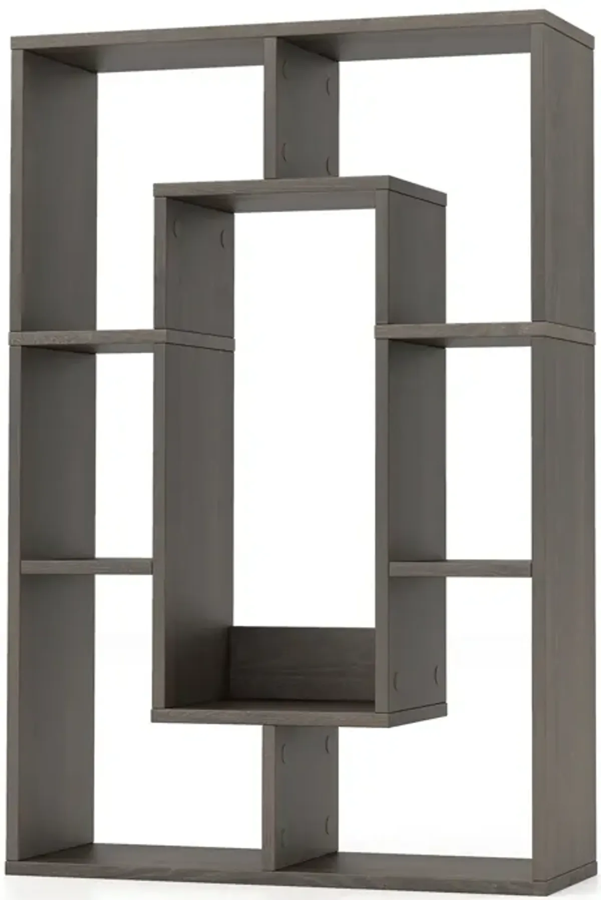 7-Cube Geometric Bookshelf Modern Decorative Open Bookcase