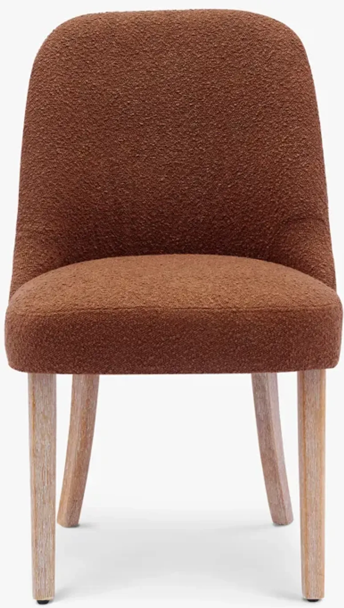 WestinTrends Mid-Century Modern Upholstered Boucle Dining Chair (Set of 4)