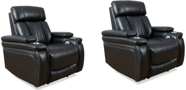 Parker Living Royce - Midnight Power Recliner Two Pack