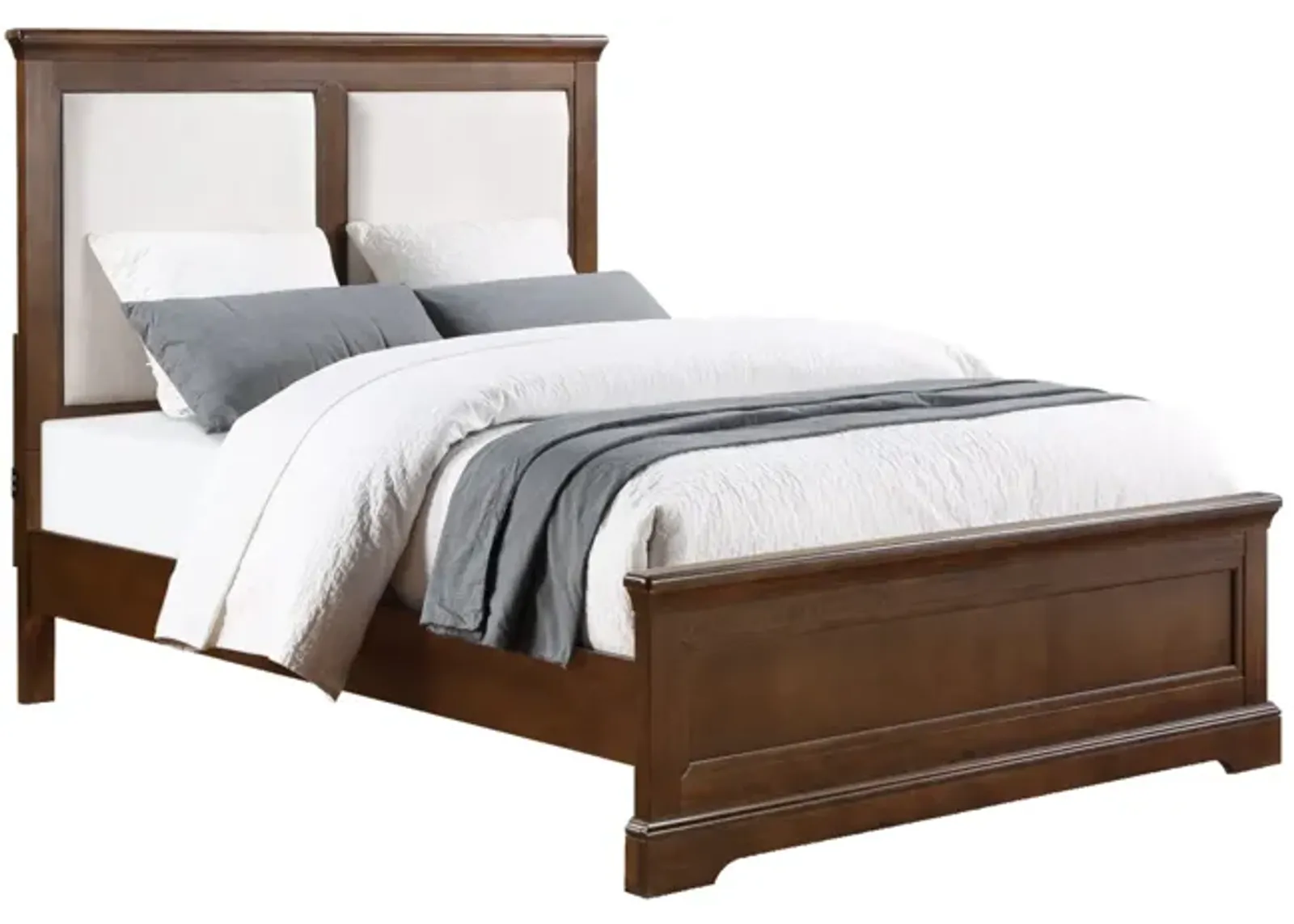 Tamarack Upholstered Full Bed in Hazelnut