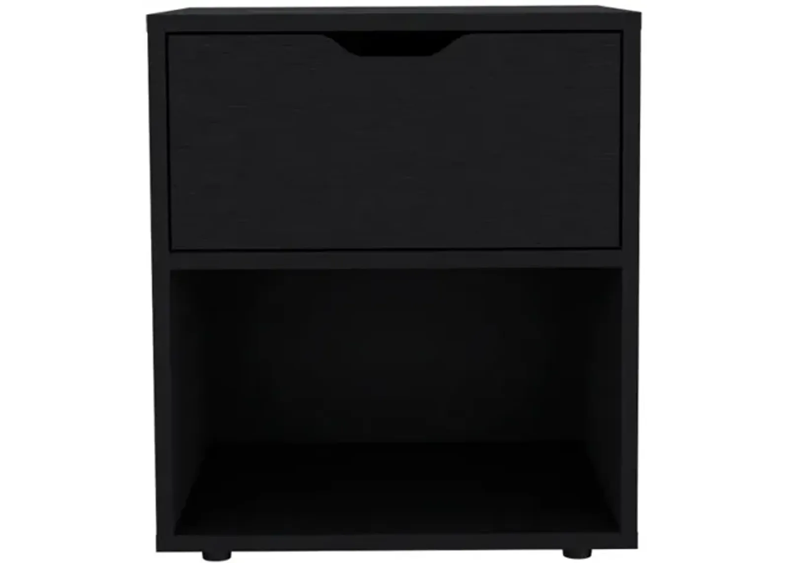 Nightstand Altheimer, Bedroom, Black