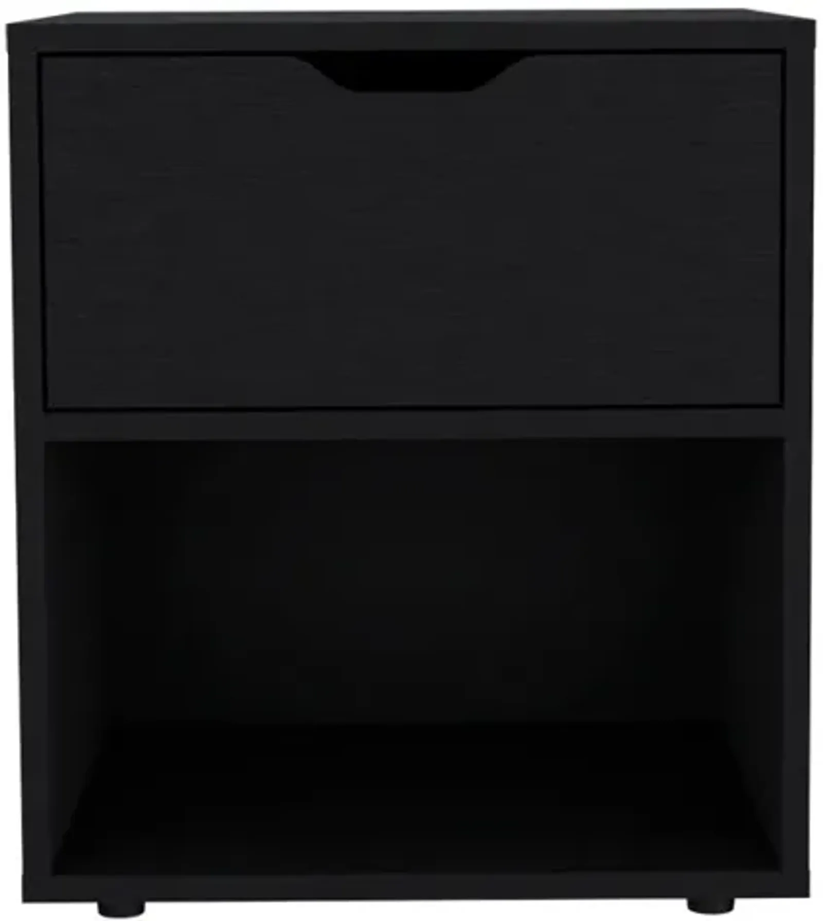 Nightstand Altheimer, Bedroom, Black