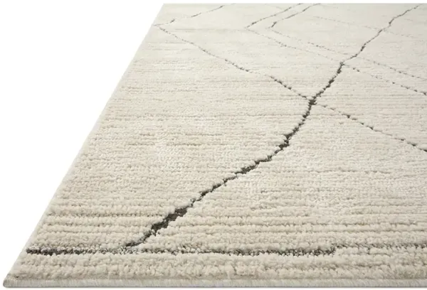 Fabian FAB02 Ivory/Charcoal 6'7" x 9'2" Rug