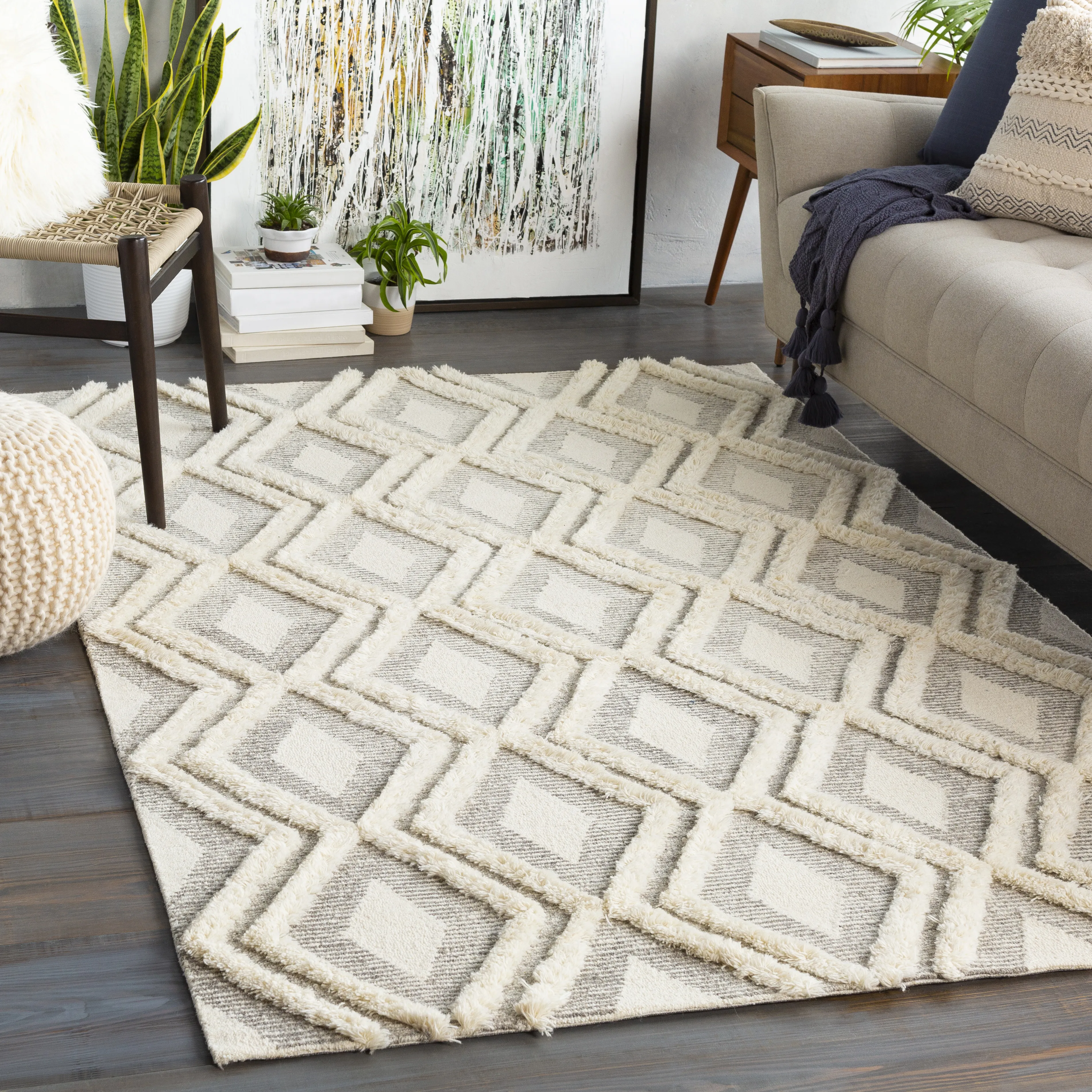 Cherokee CHK-2305 8' x 10' Beige Rug