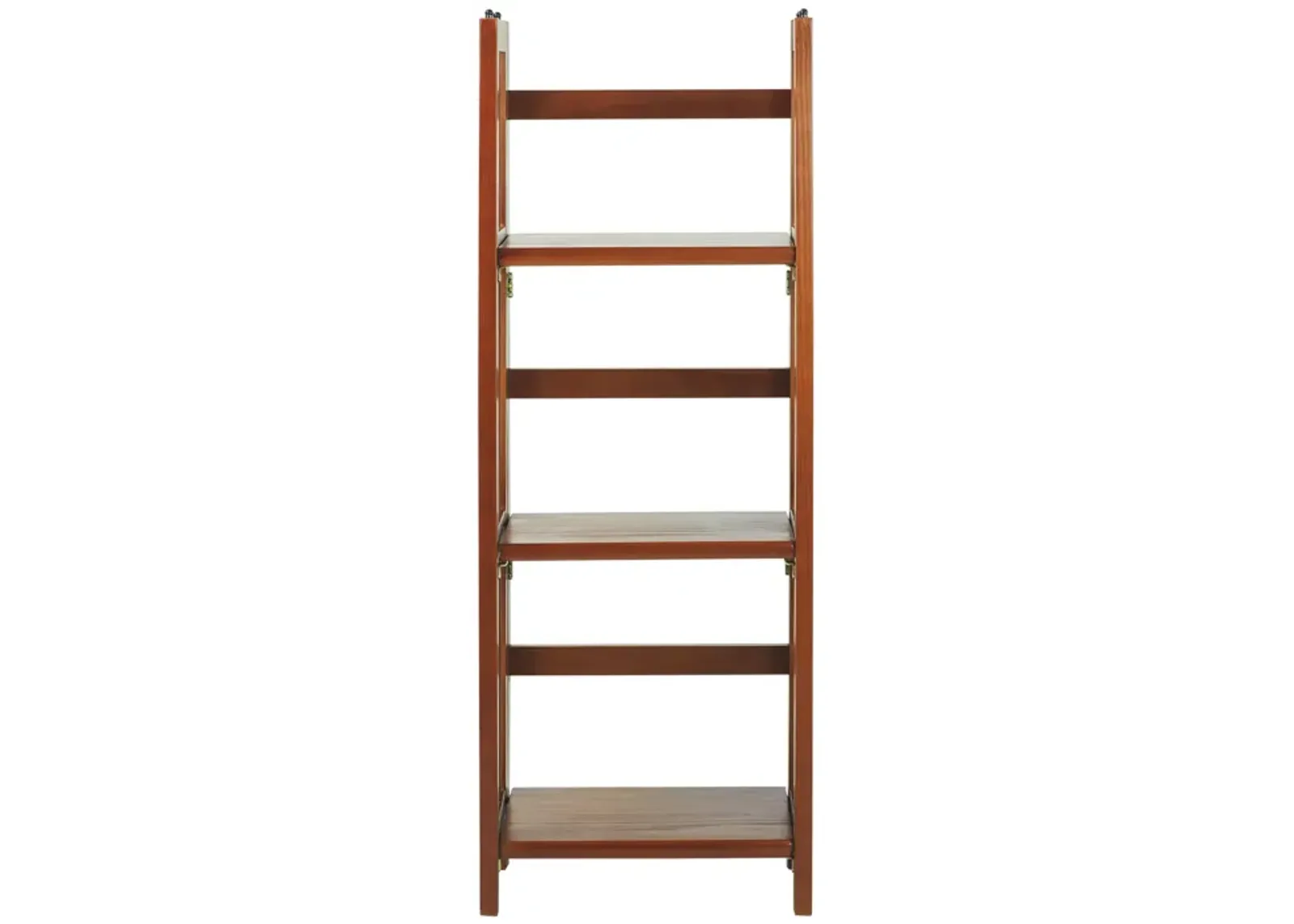 Casual Home 3-Shelf Folding Bookcase (14" Wide)-Mahagony