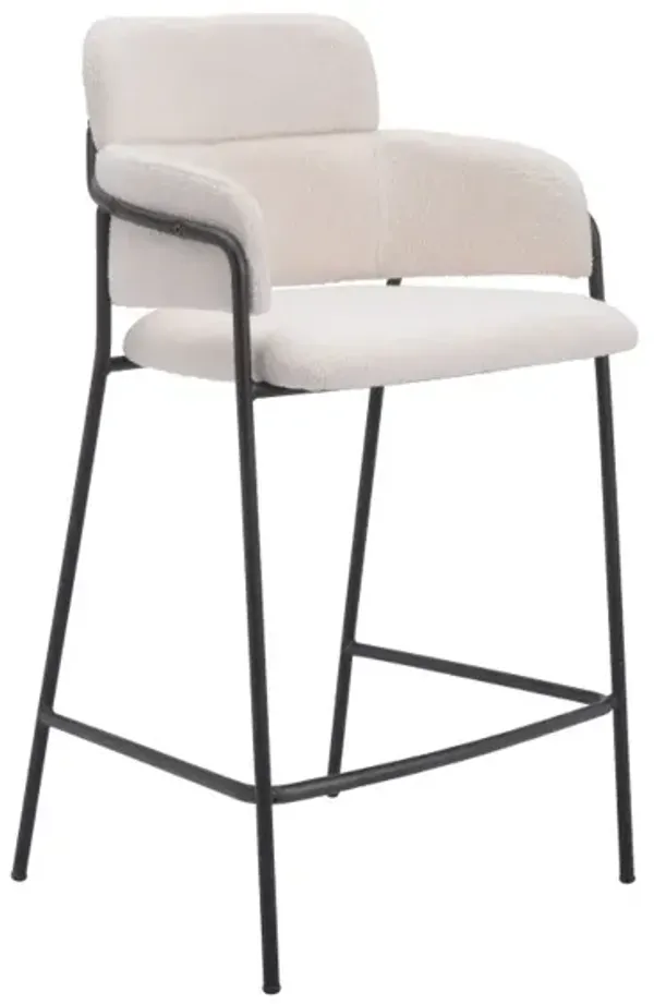 Marcel Counter Stool (Set of 2) Cream
