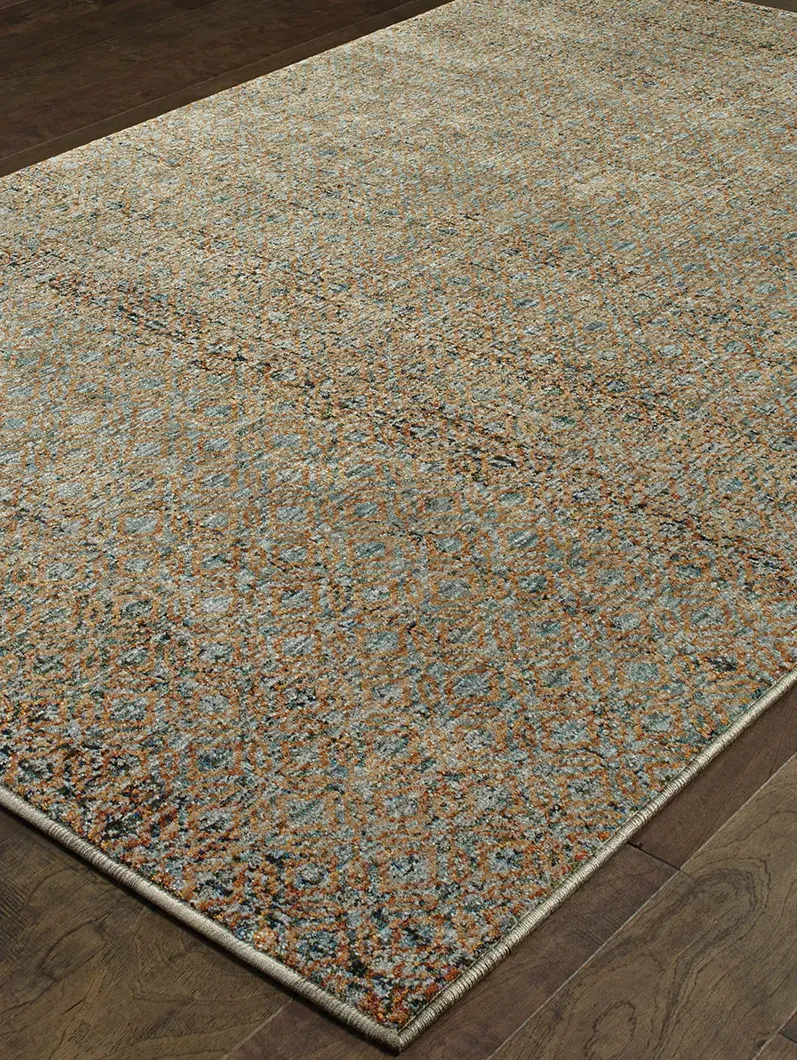 Atlas 7'10" x 10'10" Blue Rug