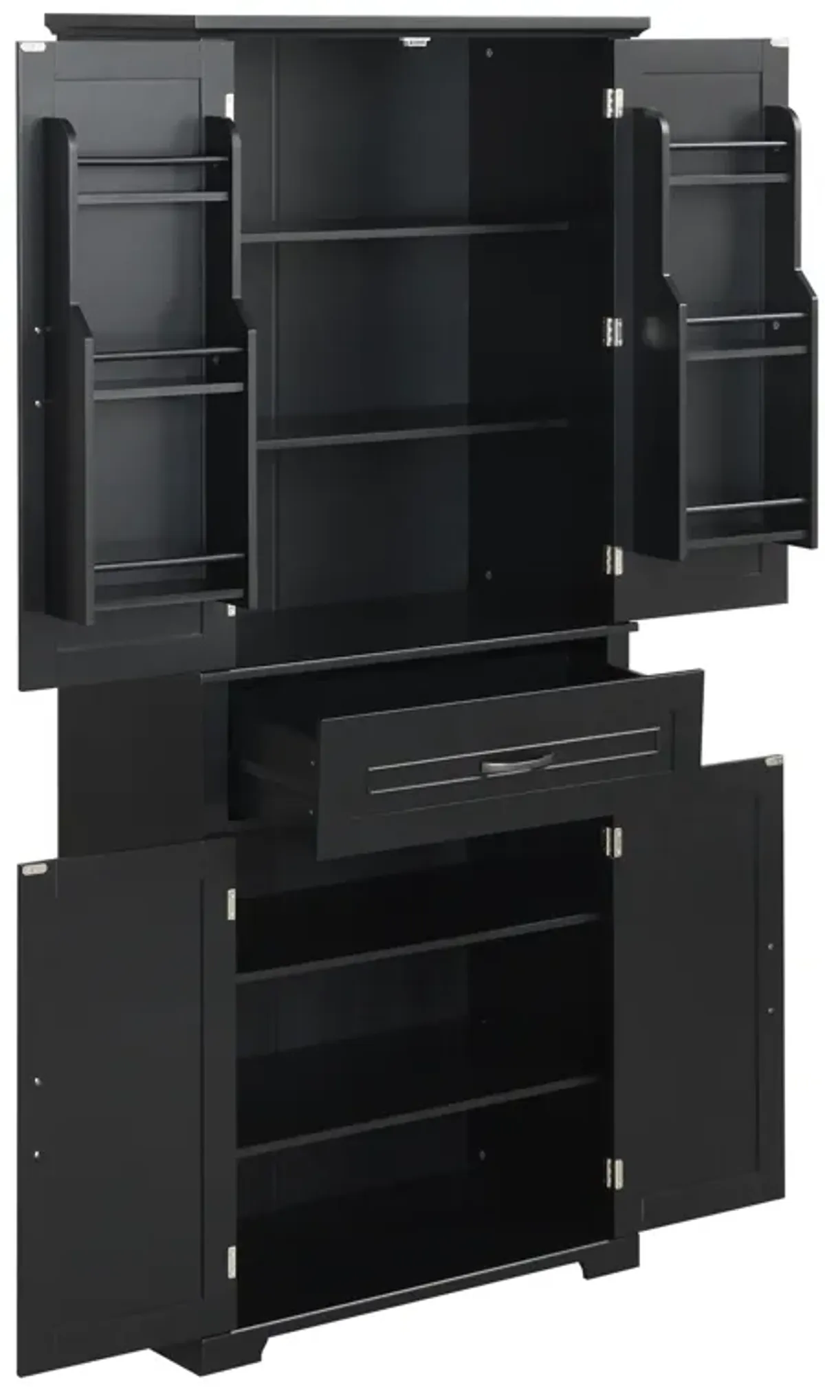 Merax Bathroom Storage Cabinet with Adjustable Shelf