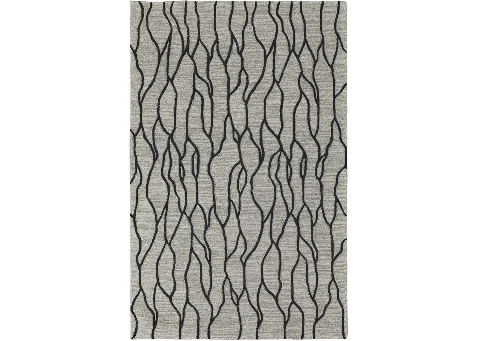 Enzo 8734F Ivory/Black/Taupe 3'6" x 5'6" Rug