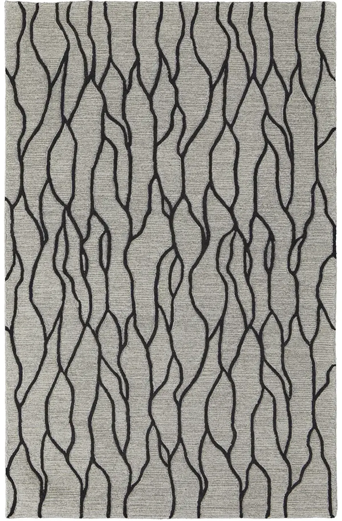 Enzo 8734F Ivory/Black/Taupe 3'6" x 5'6" Rug