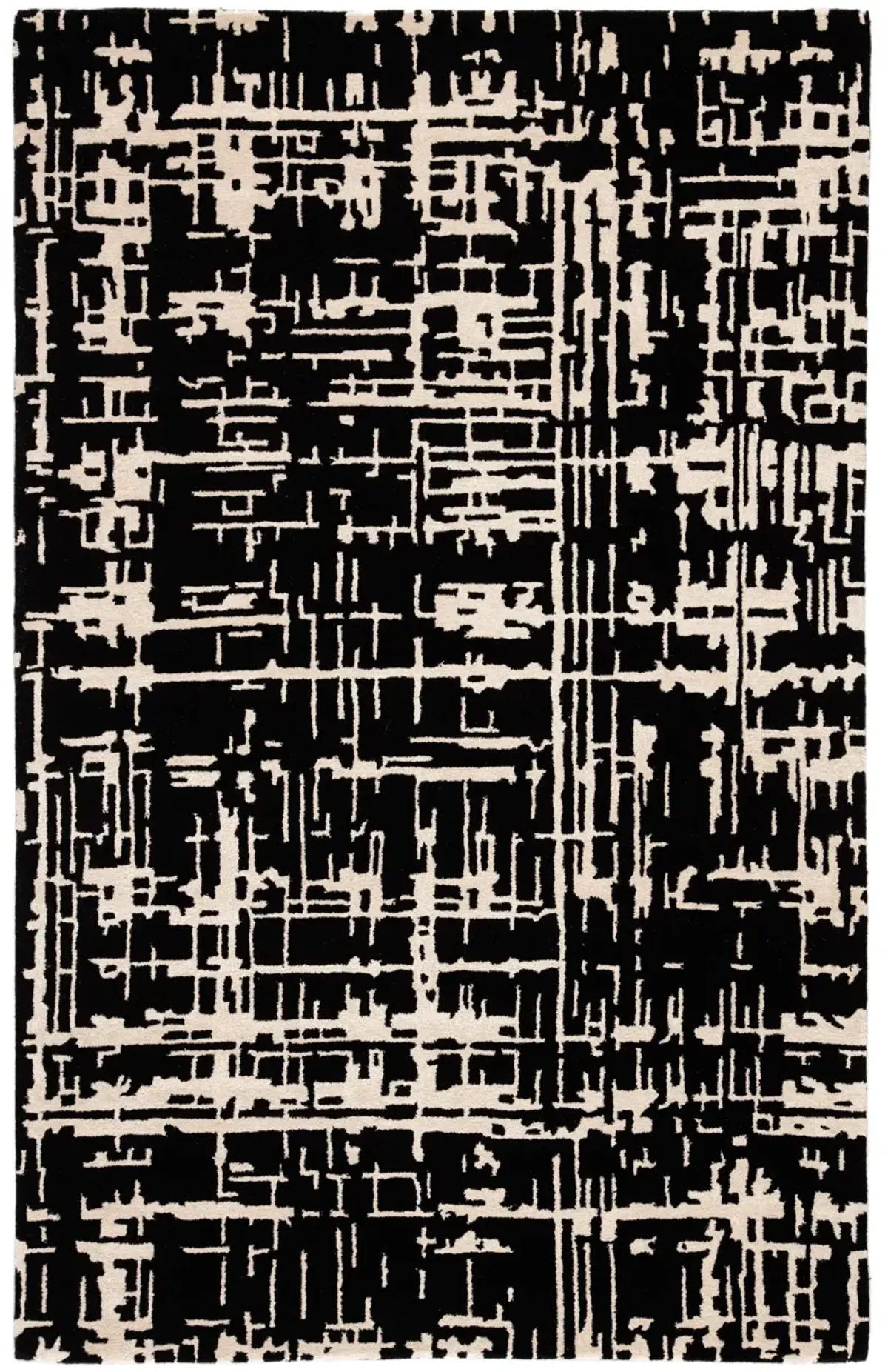 Clayton Pals Black 5' x 8' Rug