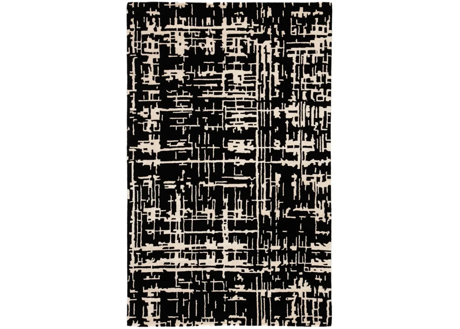 Clayton Pals Black 5' x 8' Rug