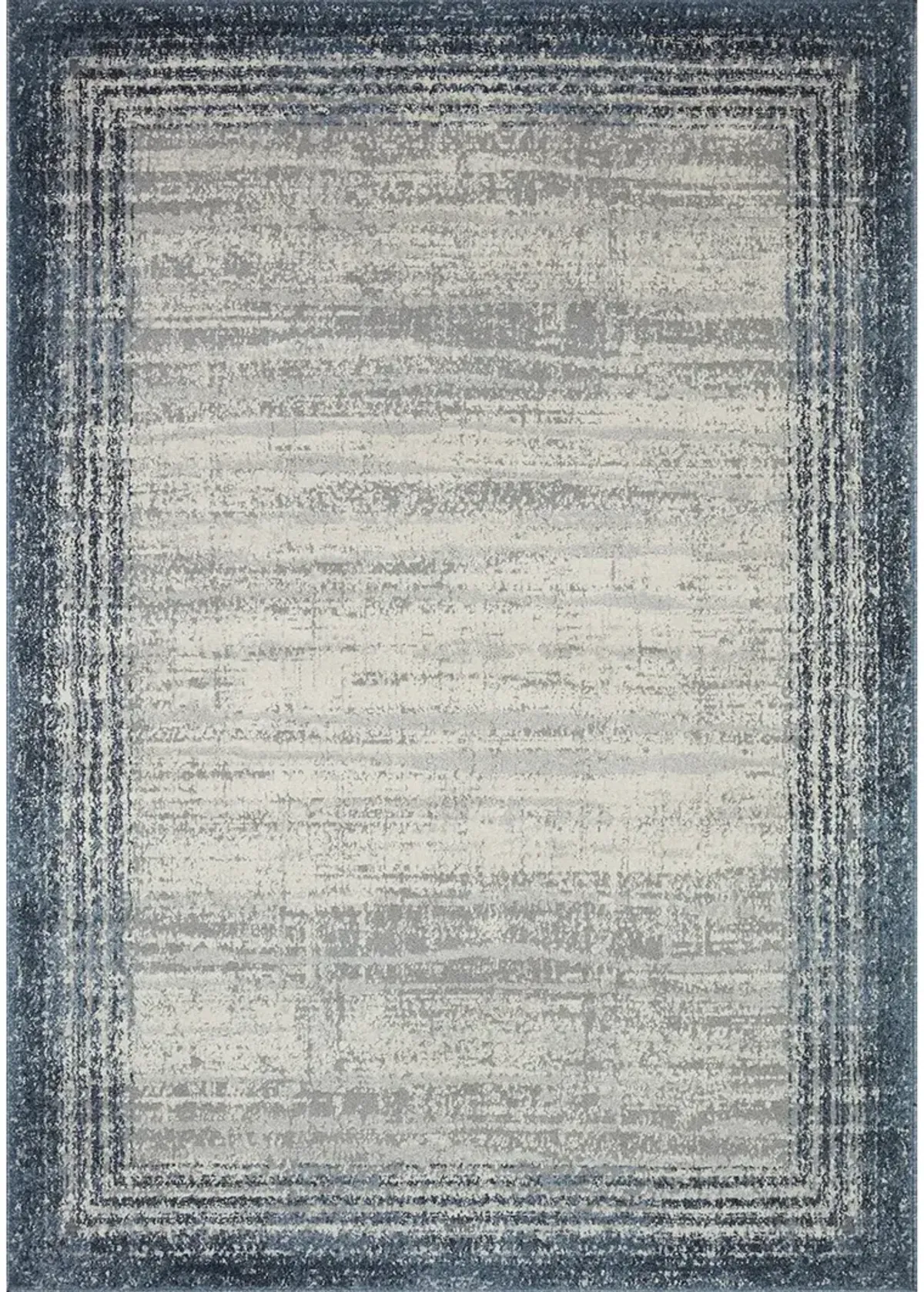 Austen AUS02 Pebble/Blue 3'11" x 5'7" Rug