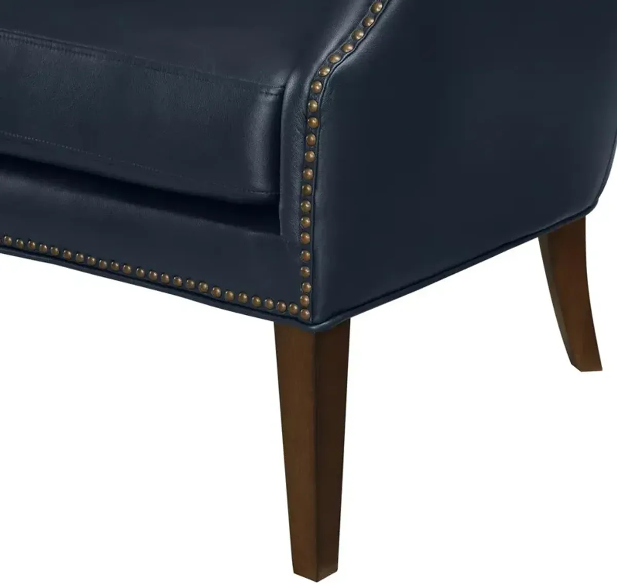 Comfort Pointe Dallas Midnight Blue High Leg Slope Arm Chair