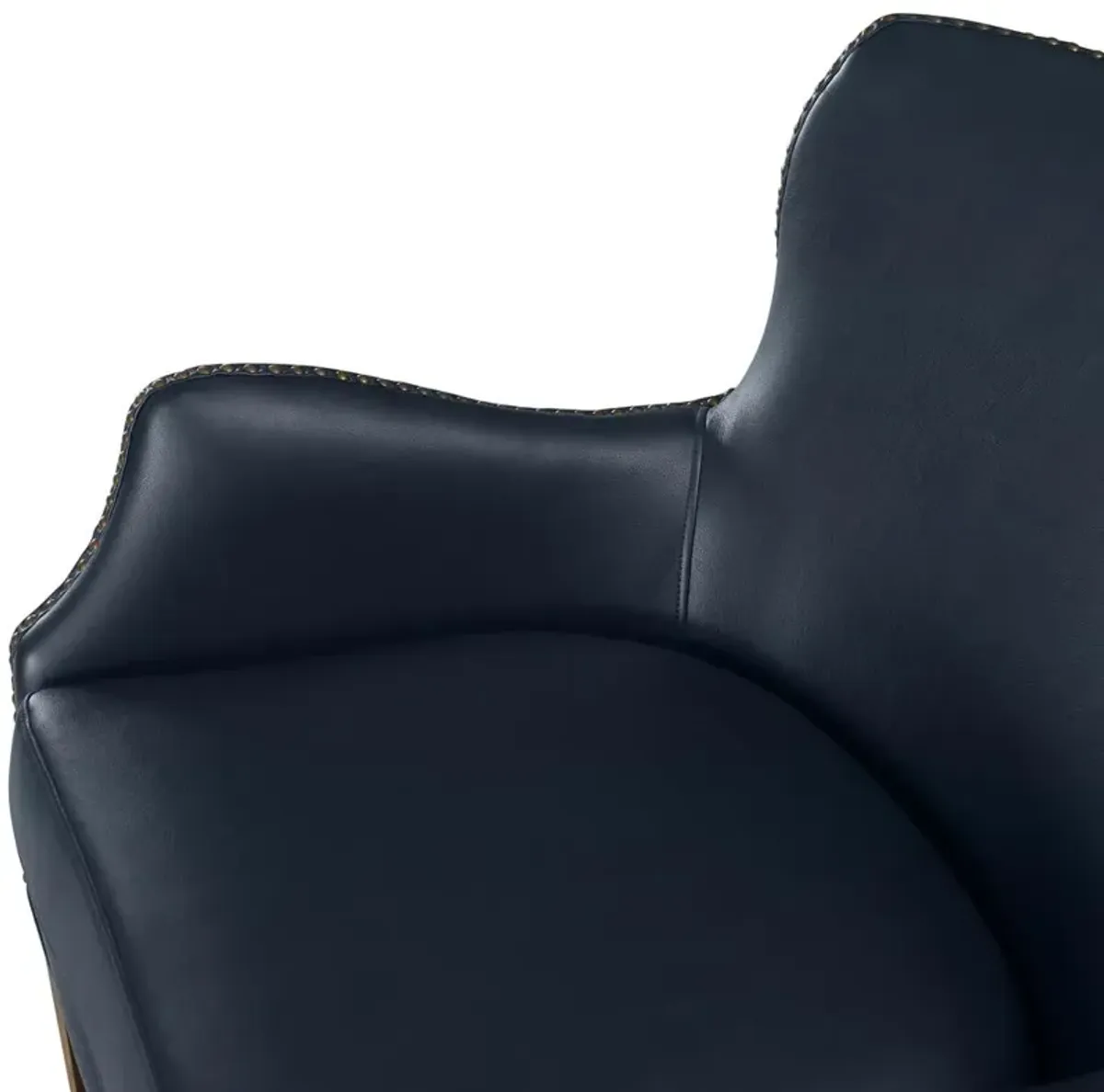 Comfort Pointe Dallas Midnight Blue High Leg Slope Arm Chair