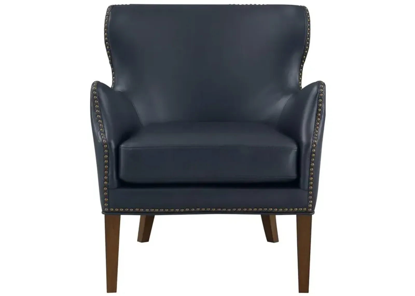 Comfort Pointe Dallas Midnight Blue High Leg Slope Arm Chair