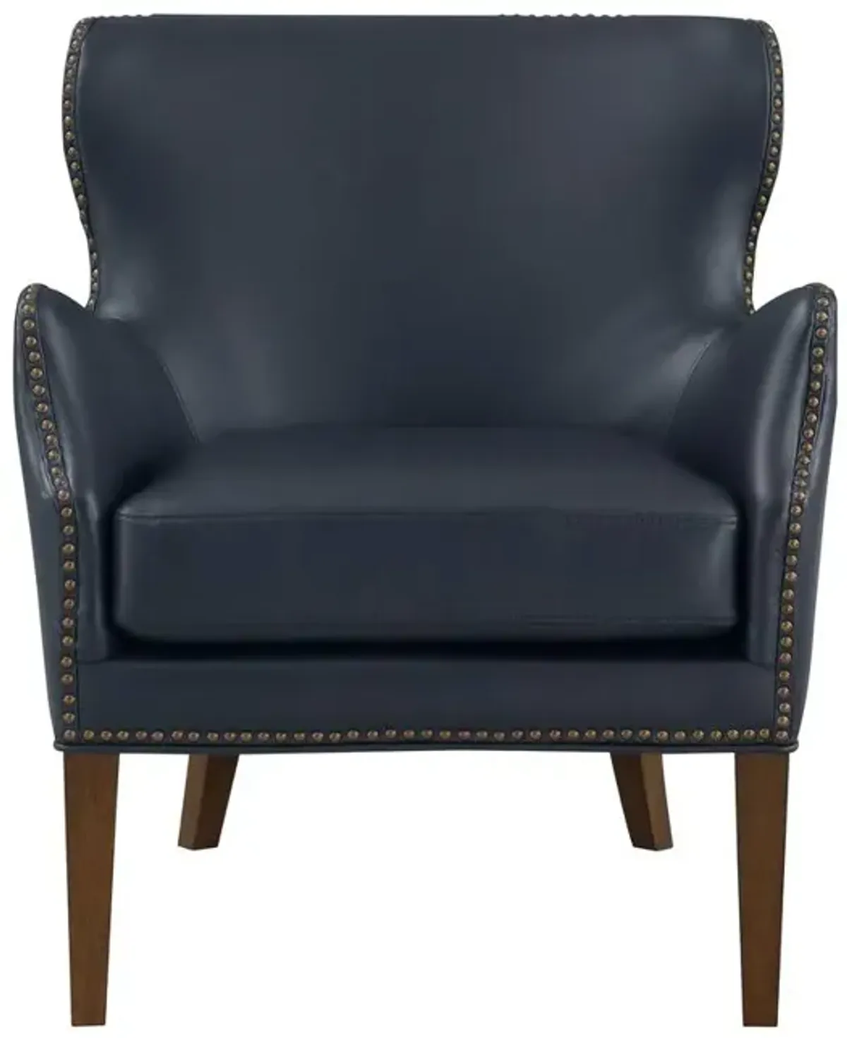 Comfort Pointe Dallas Midnight Blue High Leg Slope Arm Chair