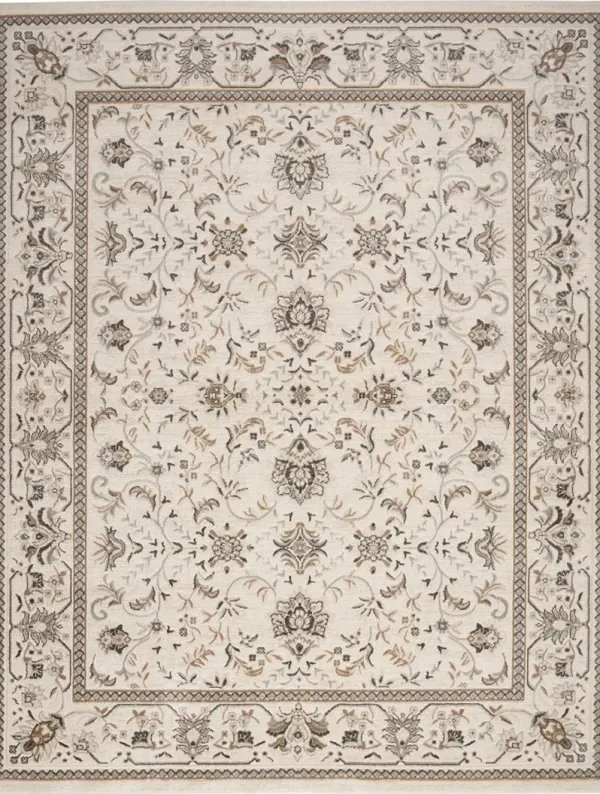 Serenity Home SRH02 Ivory/Mocha 9' x 12' Rug