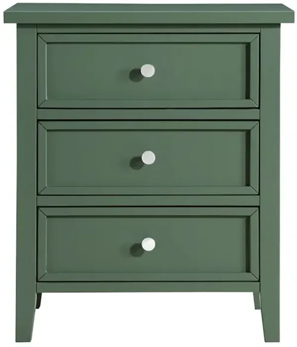Comfort Pointe Lennon 3-drawer Nightstand - Vintage Green