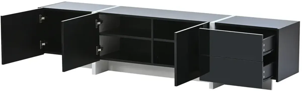 Merax Contemporary Rectangle Design TV Stand