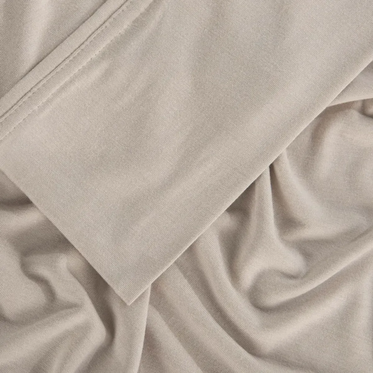 Hyper-Wool Split King/Split California King Sheet Set - Medium Beige