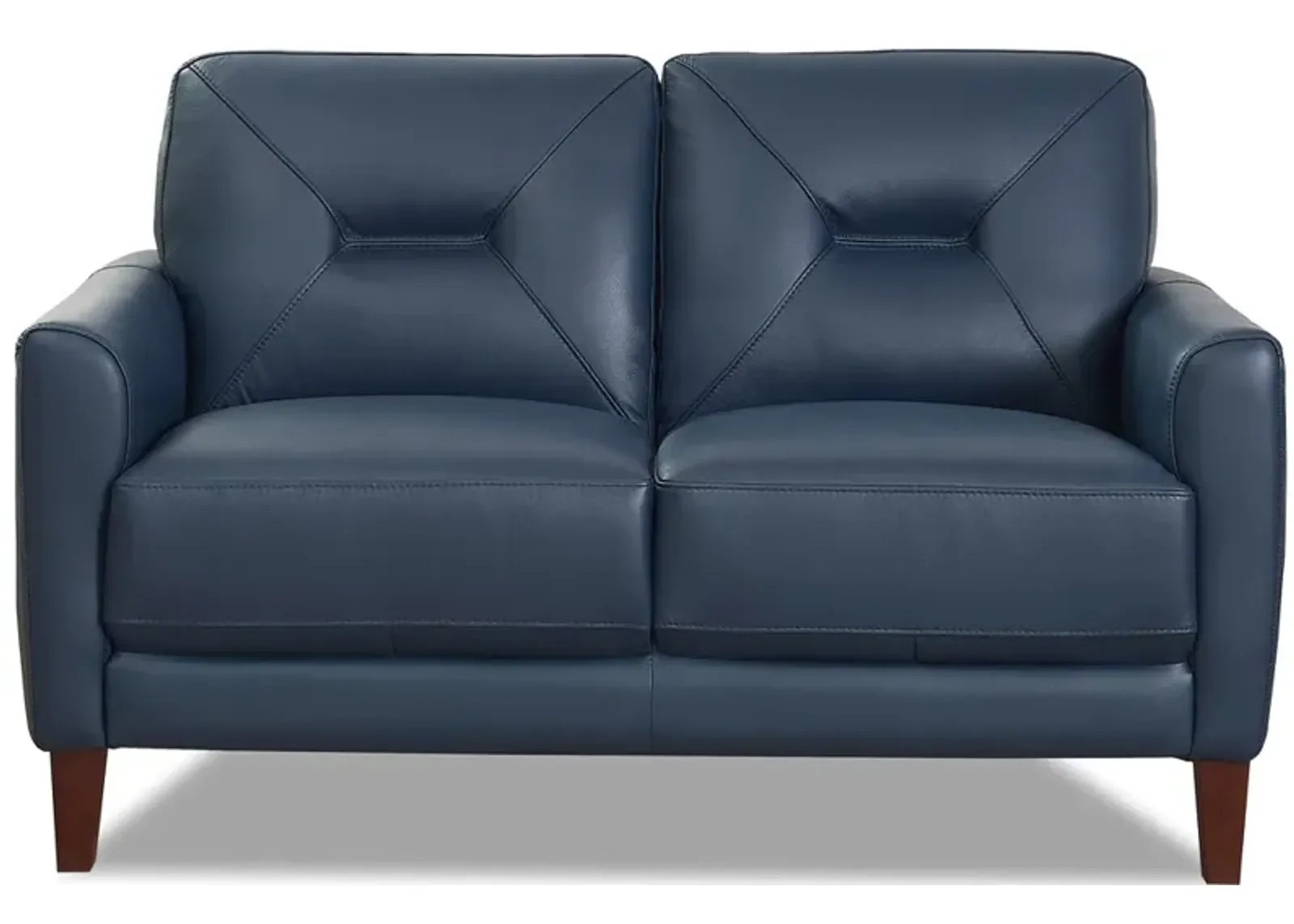 Mavis Top Grain Leather Loveseat