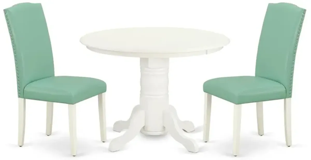 Dining Room Set Linen White, SHEN3-LWH-57