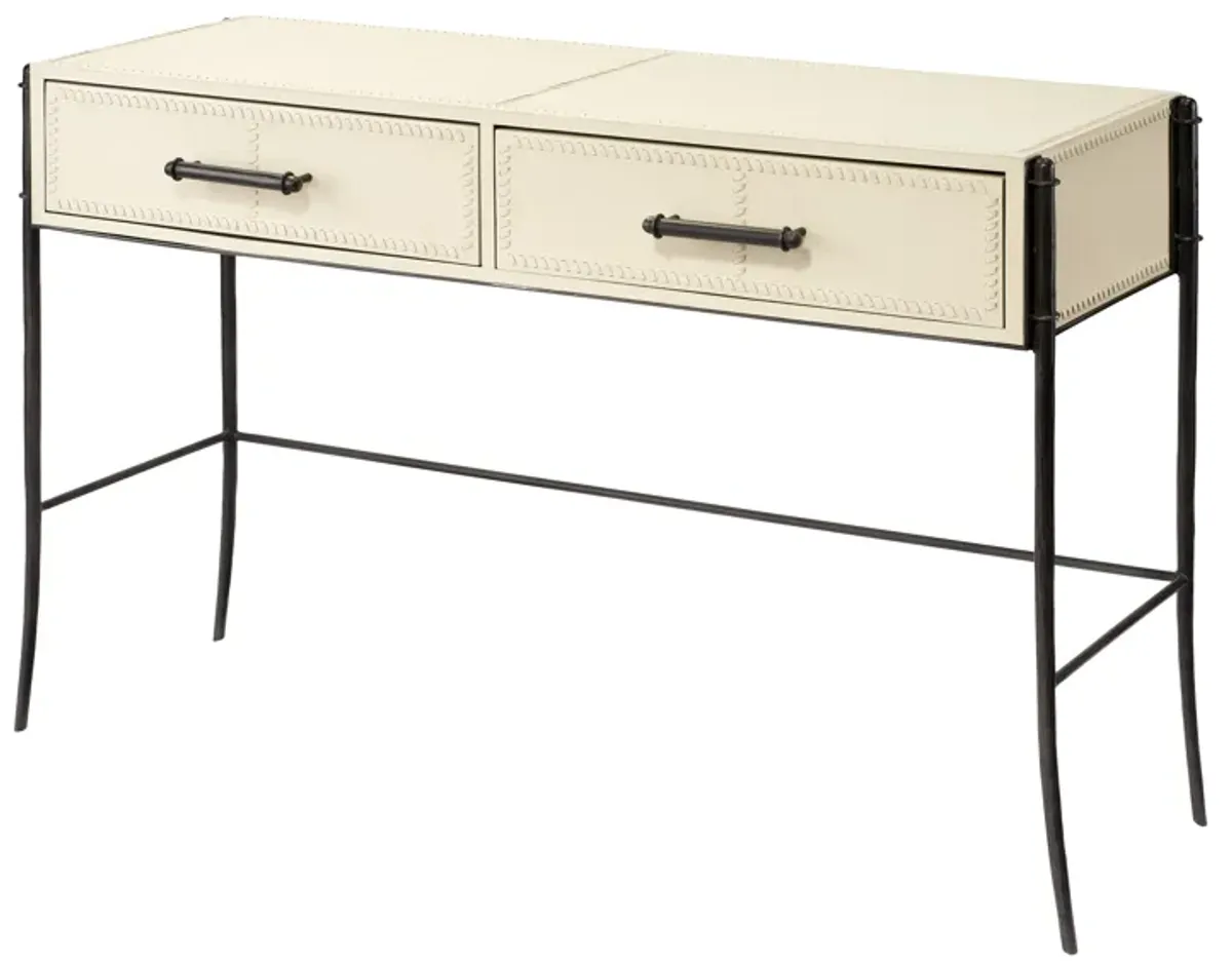 Nevado Leather Console Table