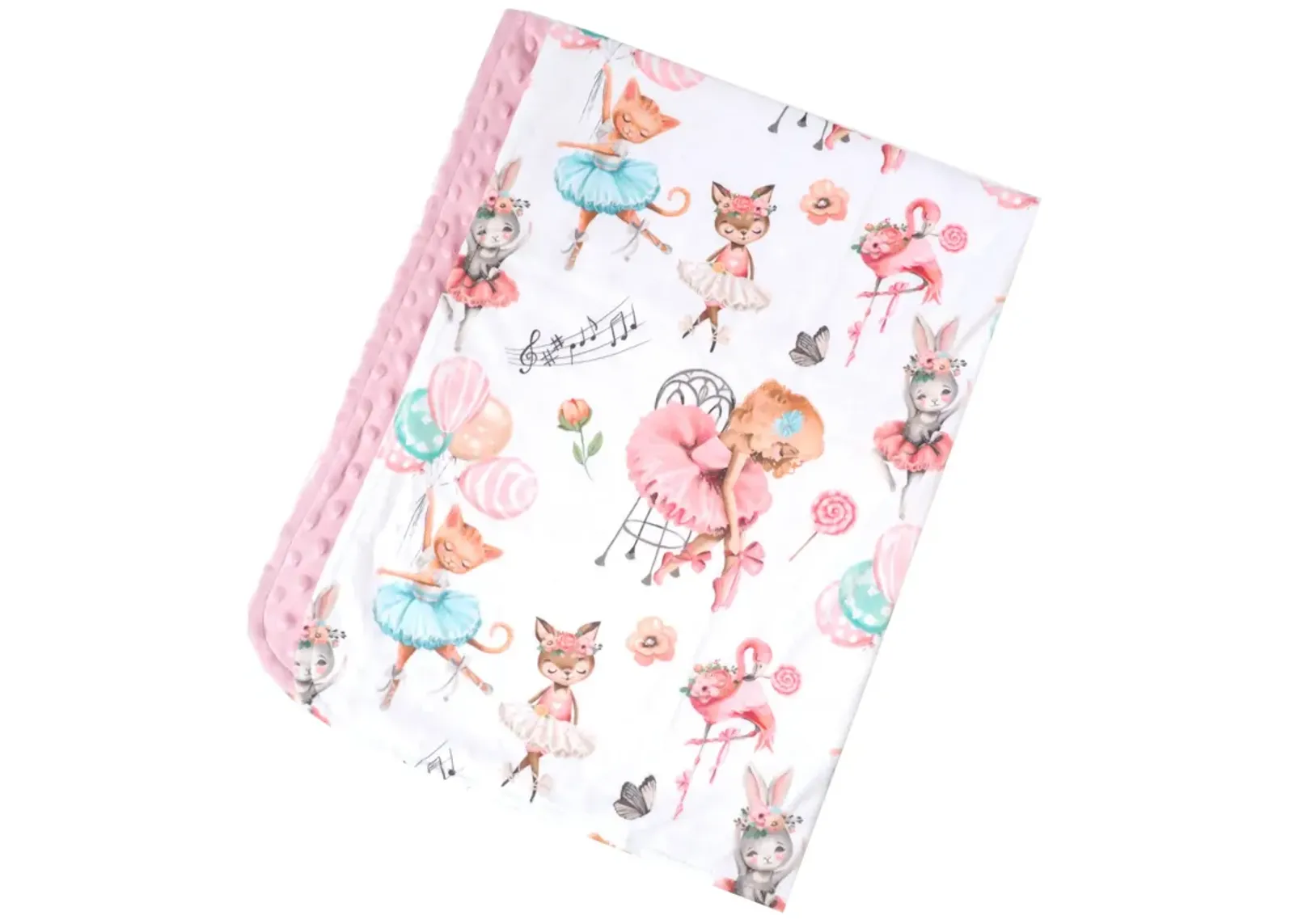 Honey Lemonade - Premium Baby & Toddler Minky Blanket (Ballerinas)