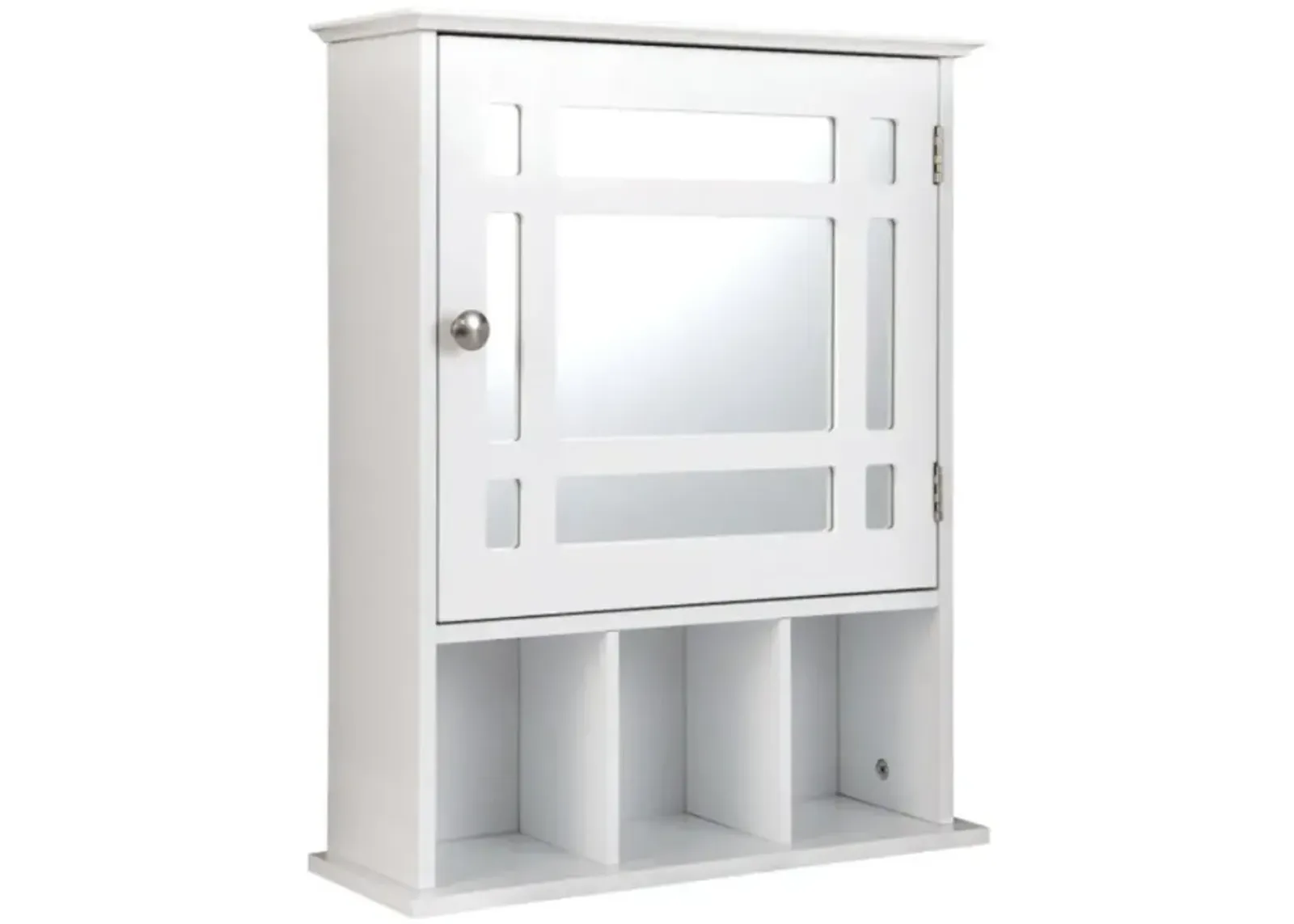 Hivvago Wall Mounted and Mirrored Bathroom Cabinet