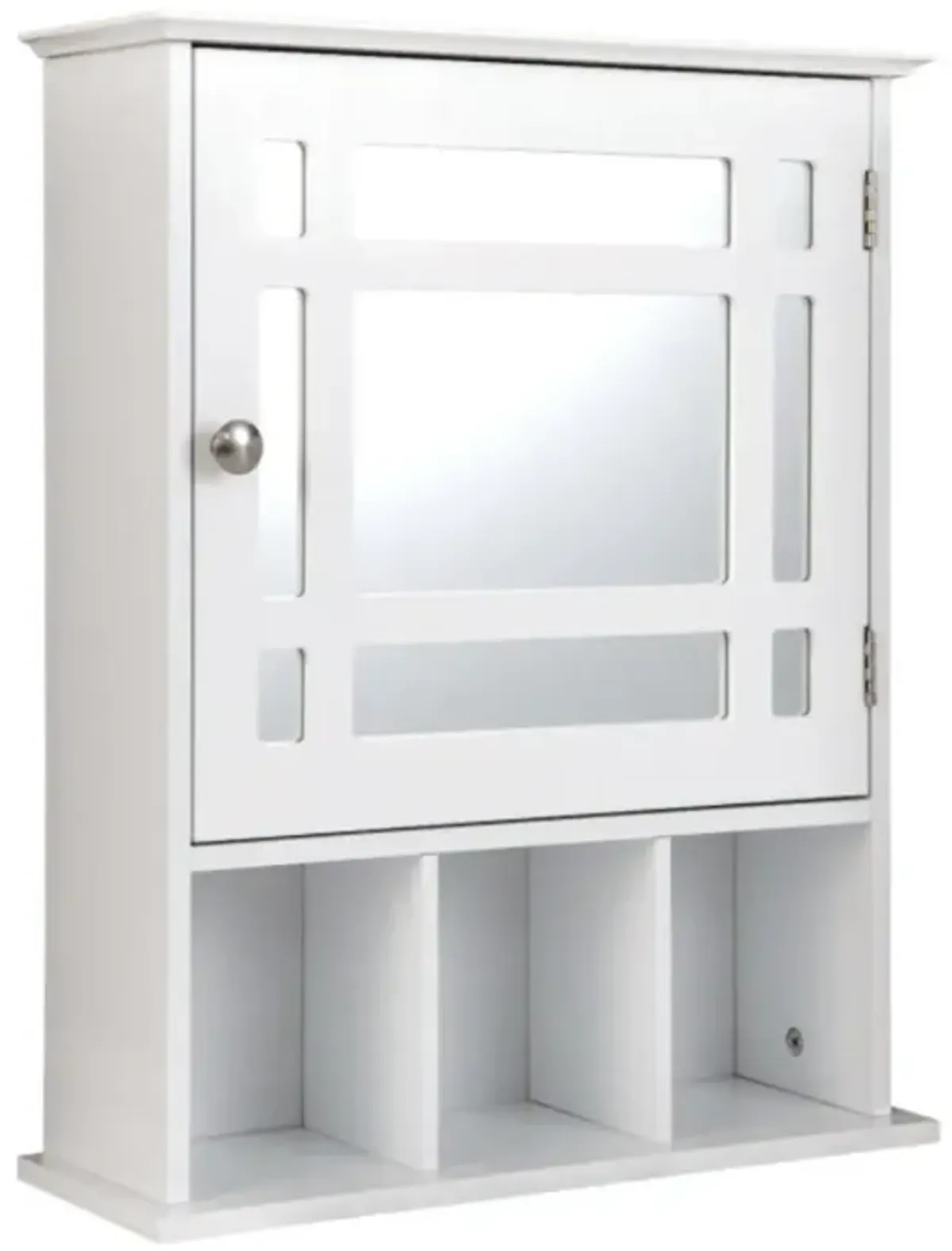 Hivvago Wall Mounted and Mirrored Bathroom Cabinet