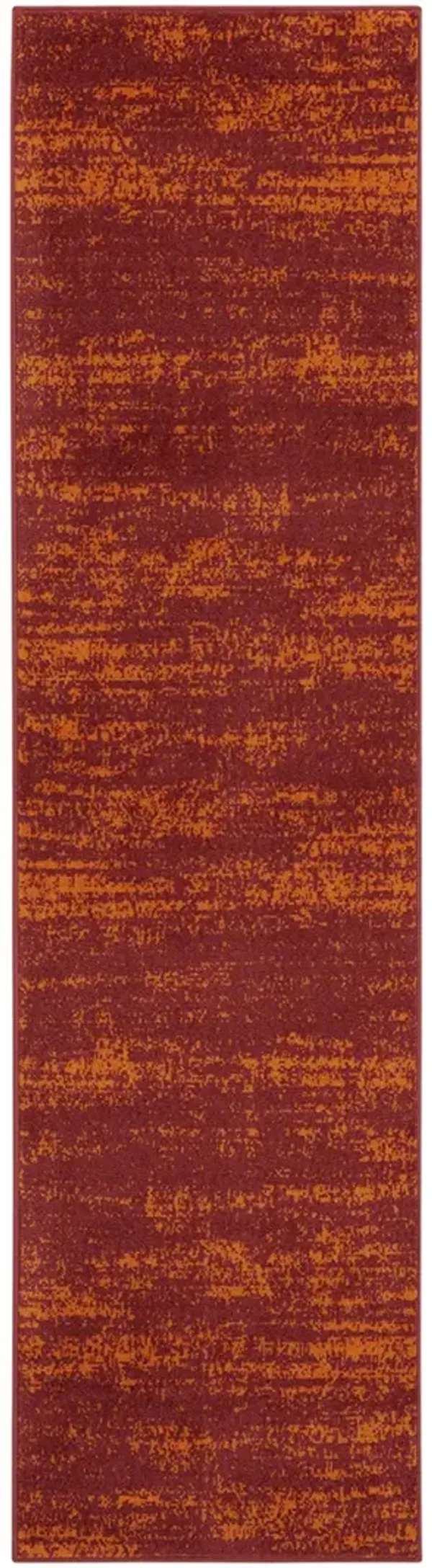 Nourison Essentials NRE03 Red 2' x 4' Rug