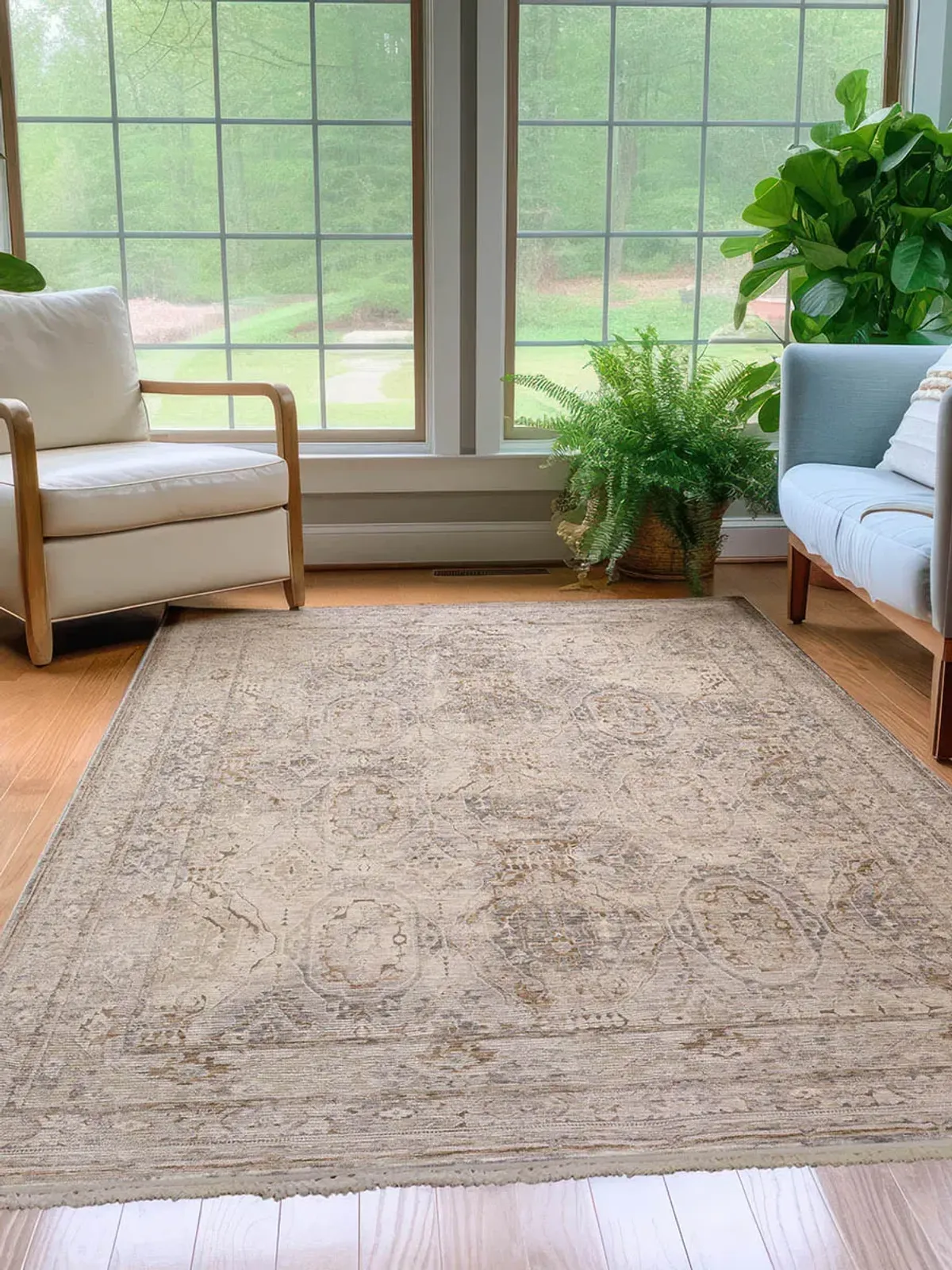 Cyprus CY6 Grey 5' x 7'10" Rug