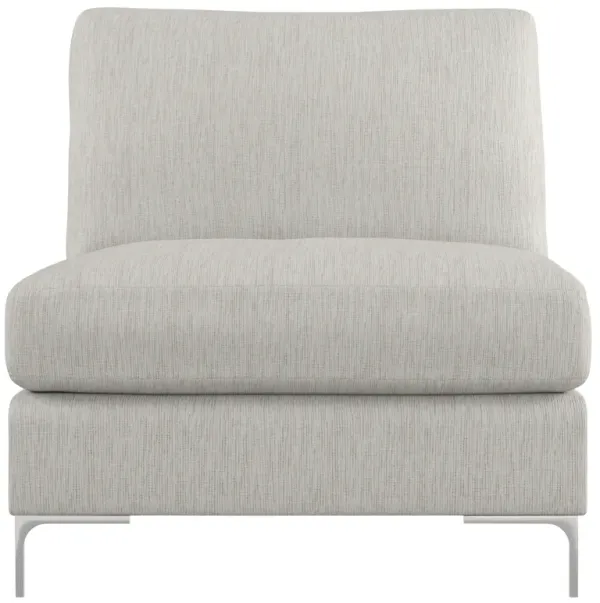 Eden Fabric Armless Chair