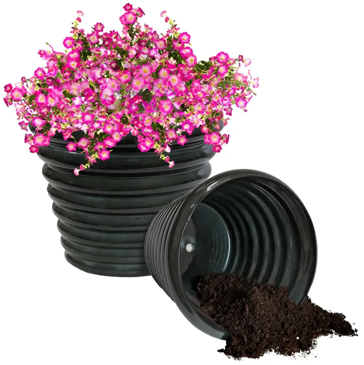 Molly Metal Outdoor Planter Set of 2