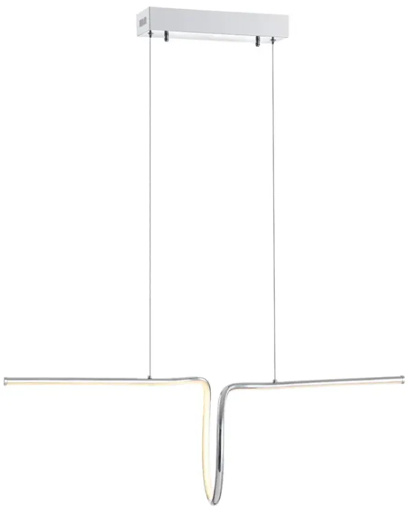 Ali Dimmable Adjustable Integrated LED Metal Linear Pendant