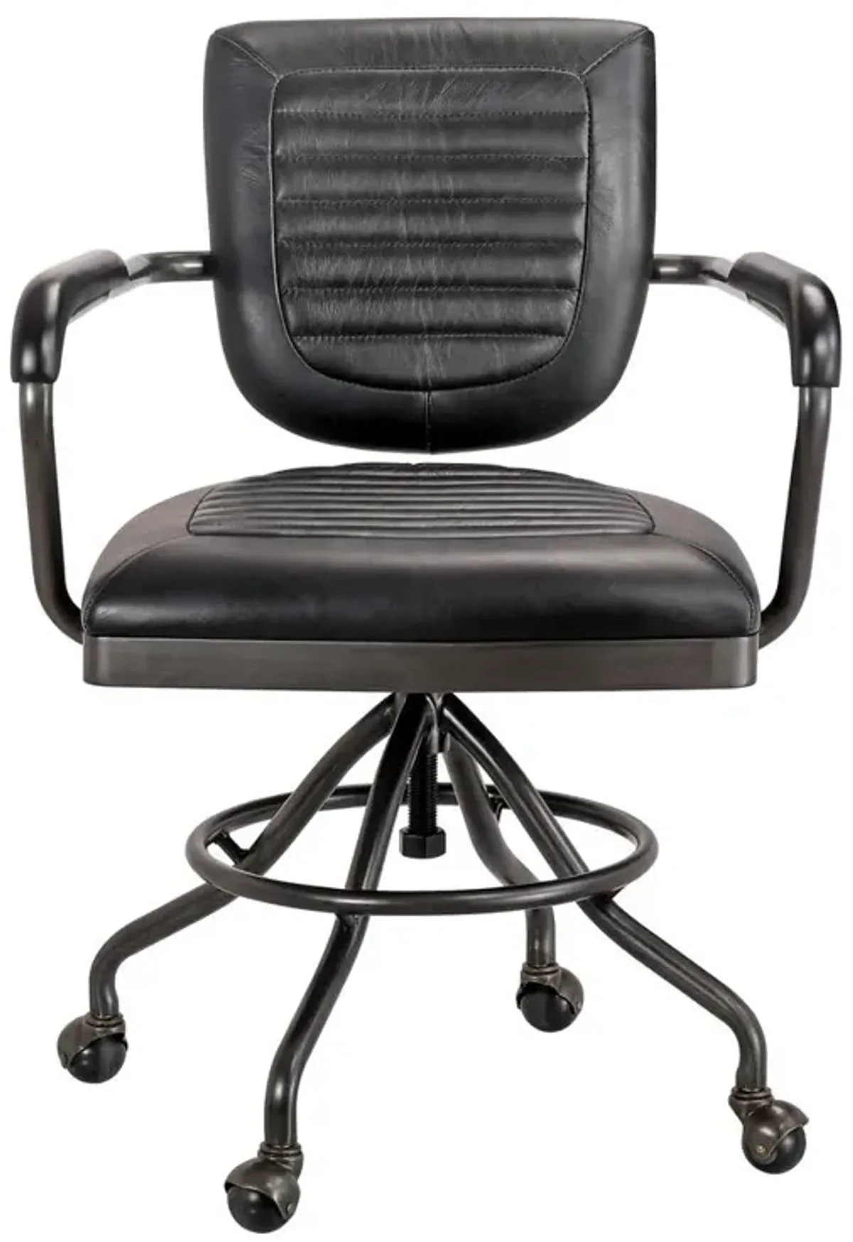 Moe's Home Collection FOSTER SWIVEL DESK CHAIR BLACK