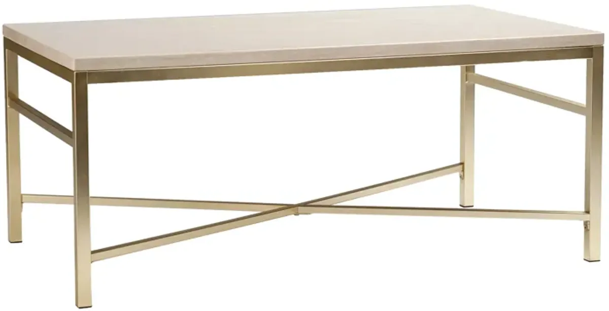 Orinda Faux Stone Cocktail Table