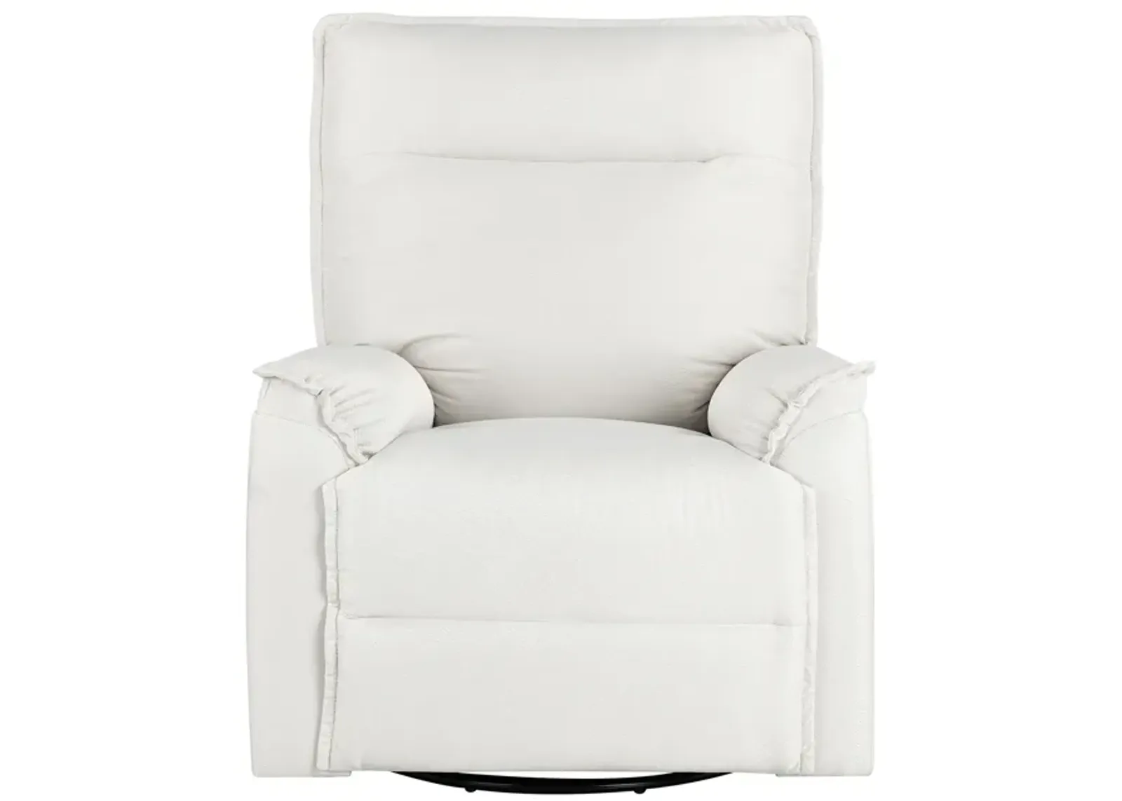 Merax Swivel Upholstered Manual Recliner Chair