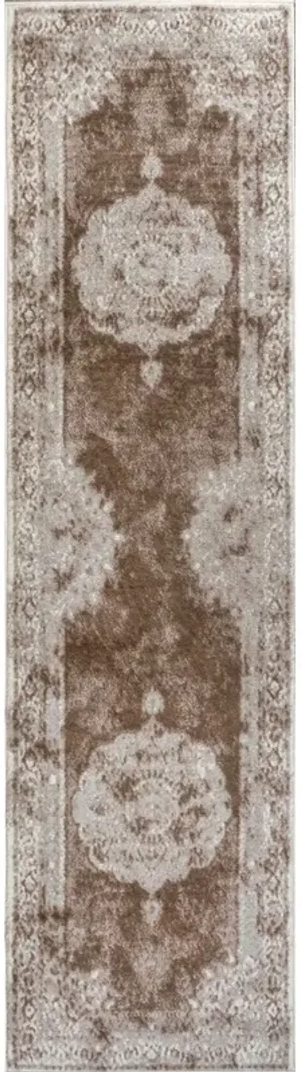Rosalia Cottage Medallion Cream/Brown Rug
