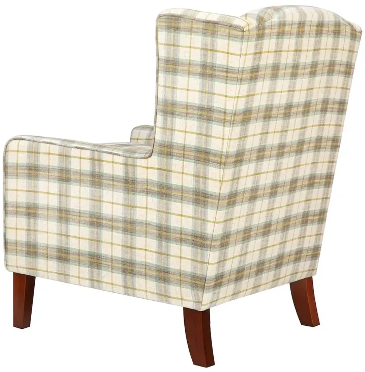 Jofran Thompson Traditional Vintage Classic Wingback Upholstered Accent Chair
