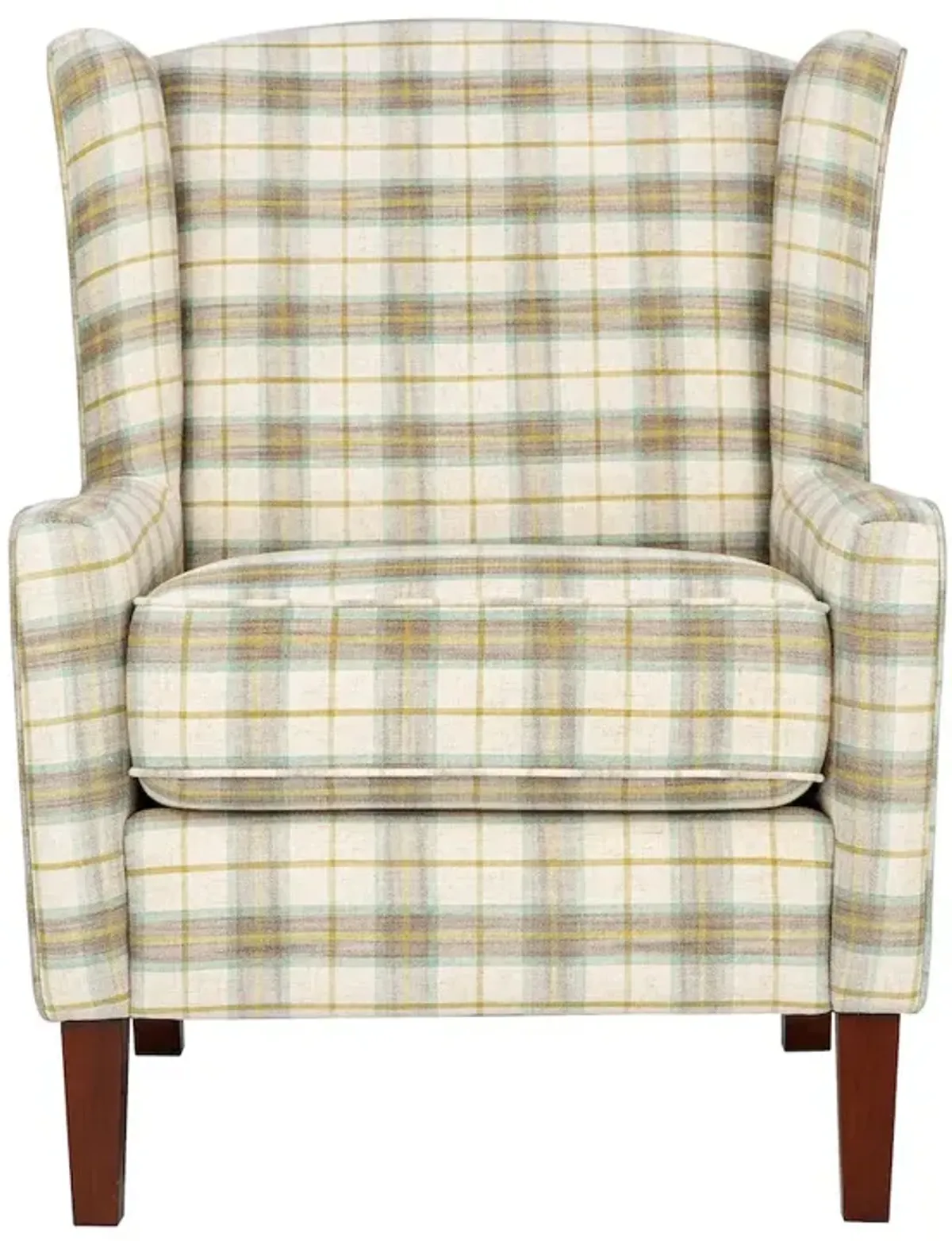 Jofran Thompson Traditional Vintage Classic Wingback Upholstered Accent Chair