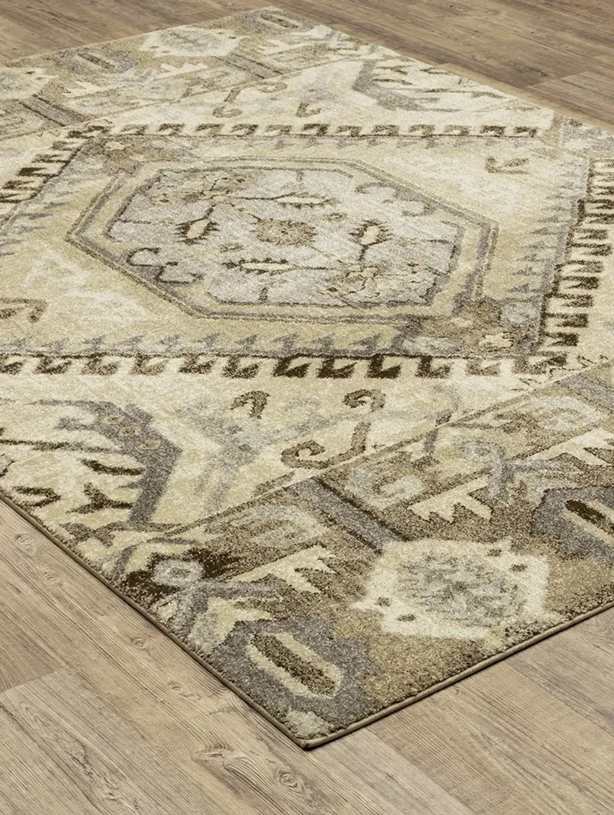 Florence 2'3" x 7'6" Beige Rug