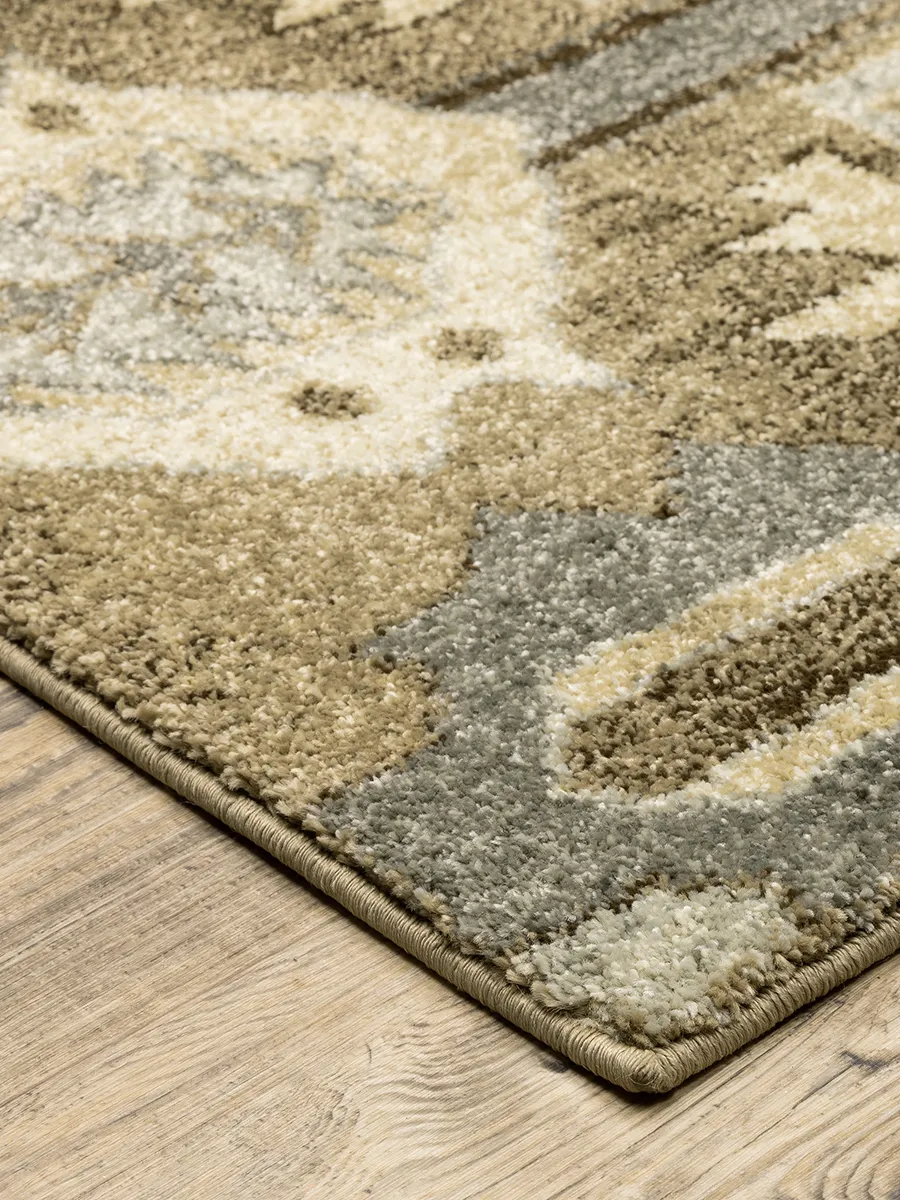 Florence 2'3" x 7'6" Beige Rug