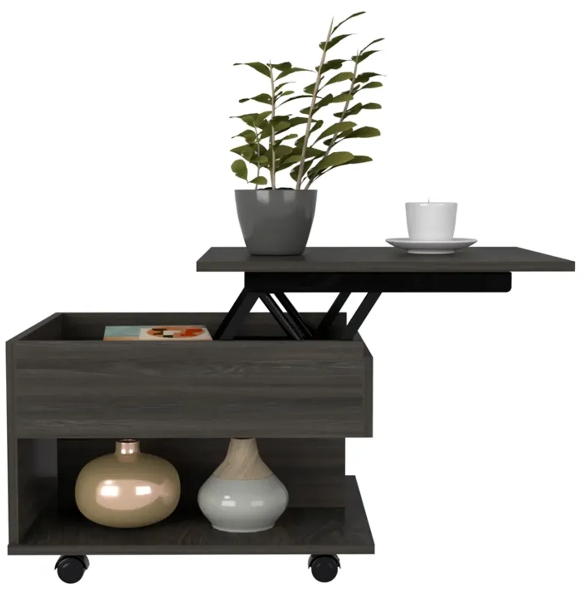 Lift Top Coffee Table Mercuri, Living Room, Espresso