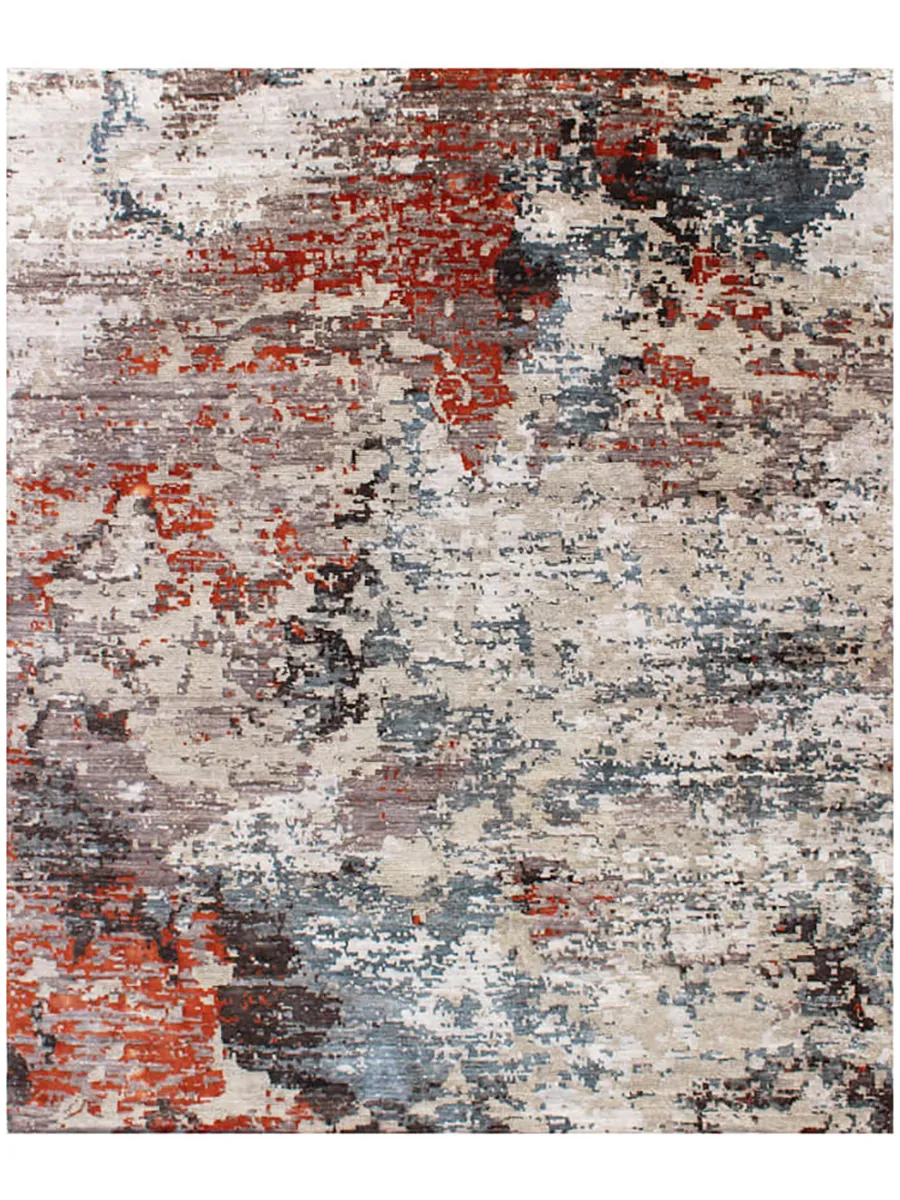 Infinity INF10596 Rust 9" x 12" Rug