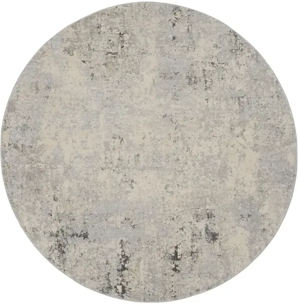 Rustic Textures RUS07 Gray/Beige 7'10" x 10'6" Rug