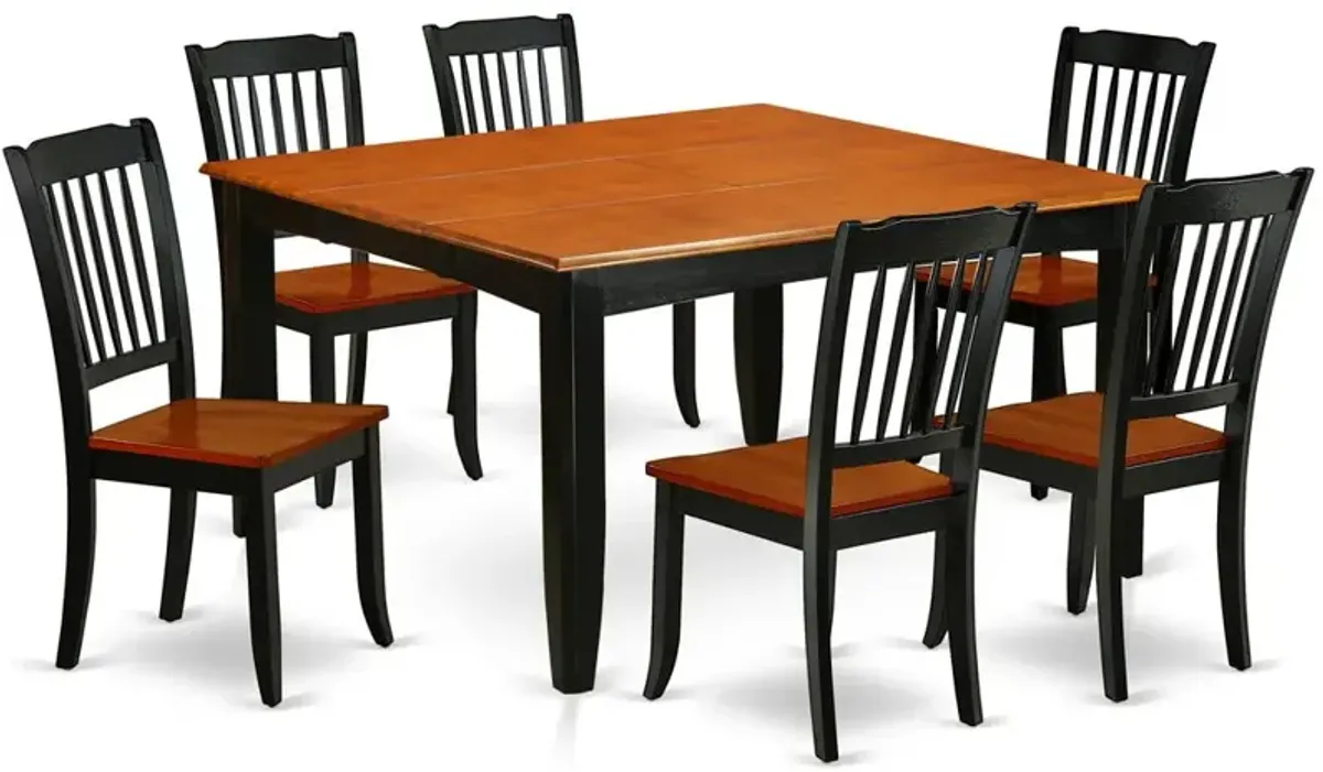 Dining Room Set Black & Cherry